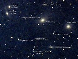 El gran cúmulo de virgo por Sky Andaluz, observatorio de astronomía con visitas guiadas situado en Sierra Nevada